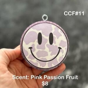 Purple Smiley Face Air Freshener